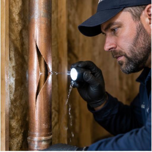 Burst & Frozen Pipe Damage service in the Kansas City Northland